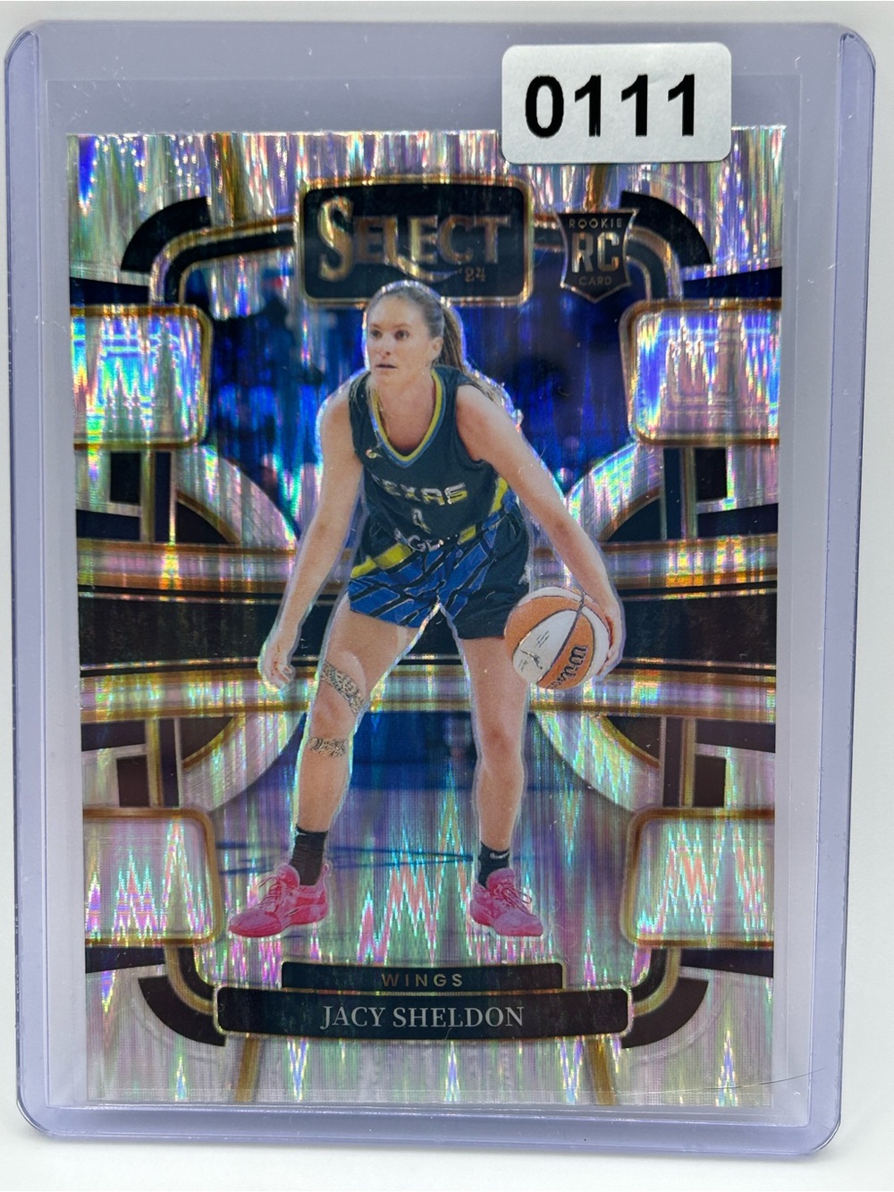Jacy Sheldon Select ‘24 Rookie Holographic Dallas Wings 🏀 WNBA